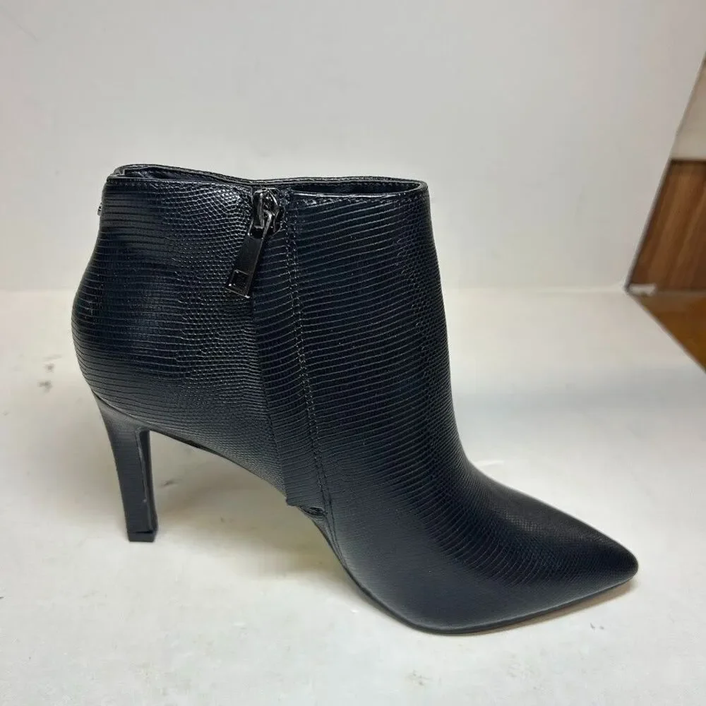 French Connection Womens 6.5 M Black Ally Pointed Toe Booties DISPLAY PR5